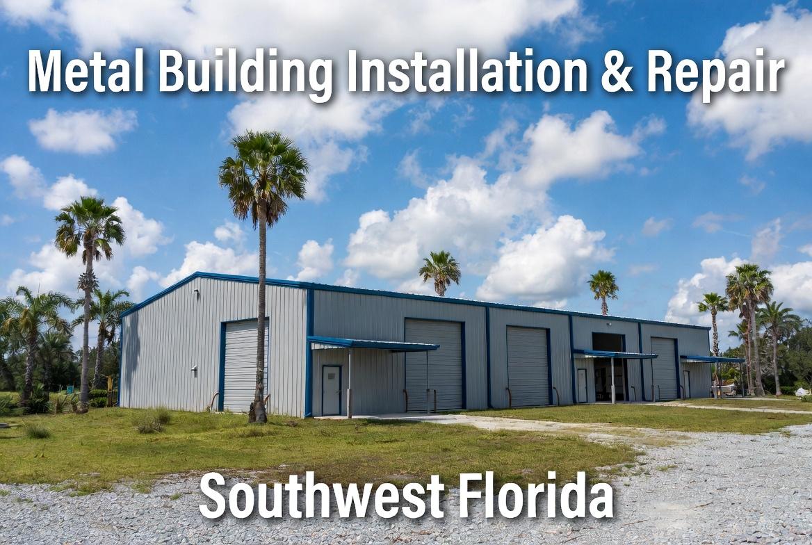 steel building installation
